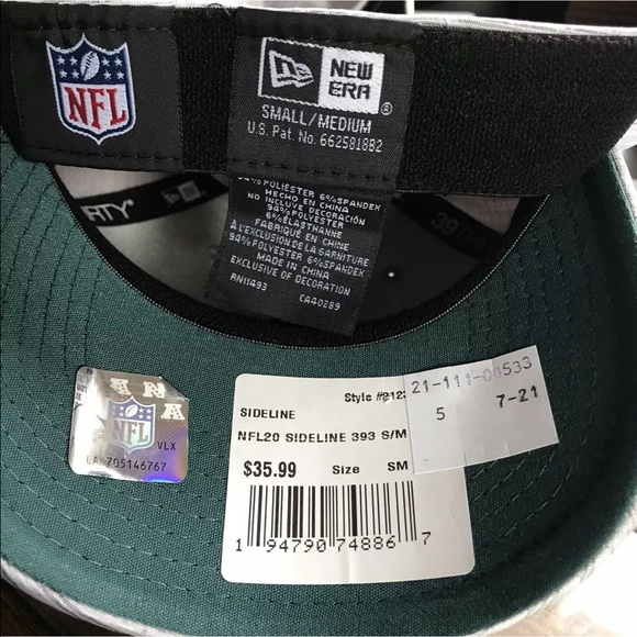 Philadelphia Eagles 39Thirty NFL Sidelines S/M Cap - Picture 9 of 12